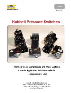 Hubbell Pressure Switches