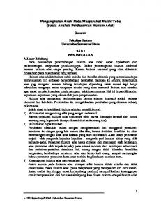 HUKUM ADAT - USU Library - Universitas Sumatera Utara