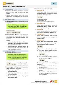 Hukum Gerak Newton - materi78