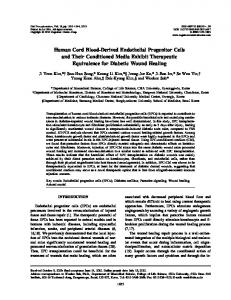 Human Cord Blood-Derived Endothelial Progenitor ... - SAGE Journals