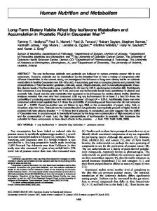 Human Nutrition and Metabolism - UAB