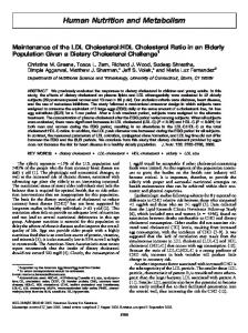 Human Nutrition and Metabolism