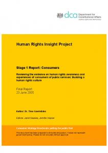 Human Rights Insight Project