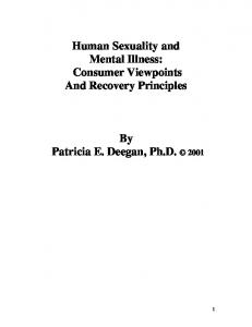 Human Sexuality and Mental Illness - CiteSeerX