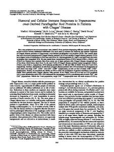 Humoral and Cellular Immune Responses to Trypanosoma cruzi ...