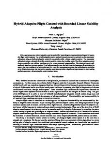 Hybrid Adaptive Flight Control with Bounded ... - Semantic Scholar