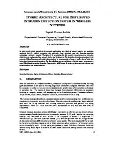 hybrid architecture for distributed intrusion detection system in ...