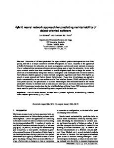 Hybrid neural network approach for predicting ...