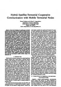 Hybrid Satellite-Terrestrial Cooperative Communication with Mobile ...