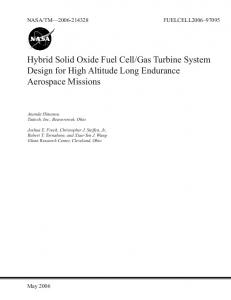 Hybrid Solid Oxide Fuel Cell/Gas Turbine System ... - Semantic Scholar