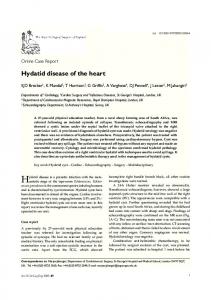 Hydatid disease of the heart - NCBI