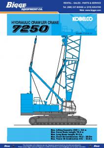 HYDRAULIC CRAWLER CRANE - Bigge