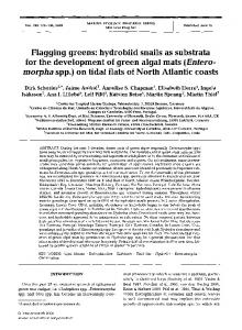 hydrobiid snails as substrata for the development of ... - Inter Research