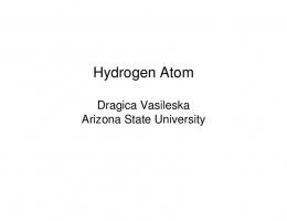 Hydrogen Atom - nanoHUB