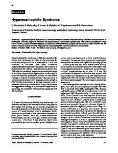 Hypereosinophilic Syndrome - medIND