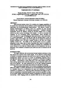 Hyphenated micrp-TA techniques - CiteSeerX