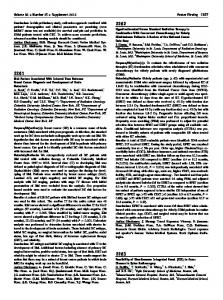 Hypofractionated Versus Standard Radiation Therapy in Combination ...