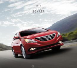 Hyundai 2014 Sonata Brochure