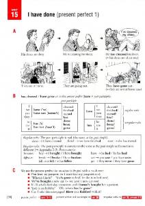 I have done (present perfect 1)