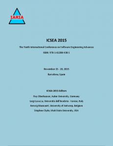 ICSEA 2015 Proceedings