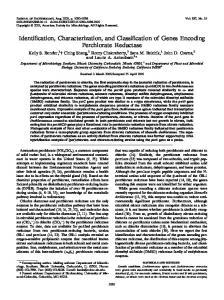 Identification, Characterization, and Classification of Genes Encoding ...