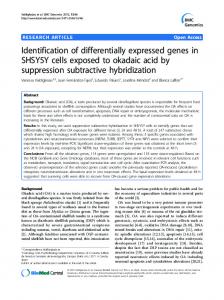 Identification of differentially expressed genes in ... - BioMedSearch