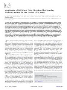 Identification of I137M and Other Mutations That ... - Journal of Virology