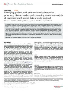 Identifying patients with asthma-chronic obstructive ...