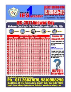 IES Solution GAT RED - IES Academy