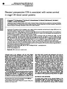 III rectal cancer patients - Nature