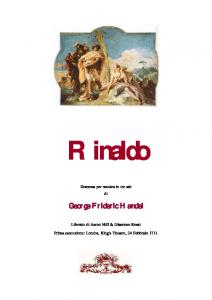 Il libretto di Rinaldo