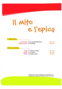 Il mito e l'epica - Loescher Editore