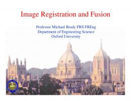 Image Registration and Fusion