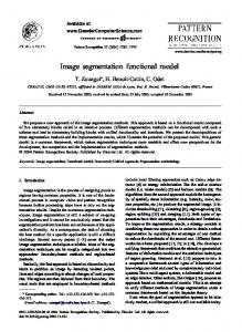 Image segmentation functional model - Semantic Scholar