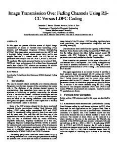 Image Transmission Over Fading Channels Using RS ...