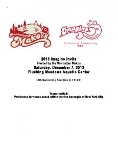 Imagine Invite - Metropolitan Swimming