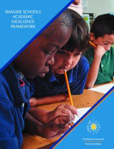 ImagIne SchoolS academIc excellence Framework