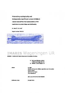 IMARES Wageningen UR - Core