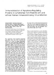 Immunodetection of Apoptosis-Regulating without ... - Europe PMC