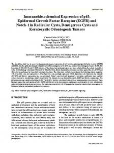 Immunohistochemical Expression of p63