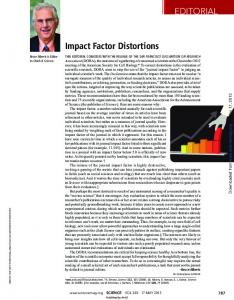 Impact Factor Distortions