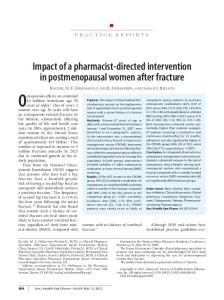 Impact of a pharmacist-directed intervention in ... - Writing in Pharmacy