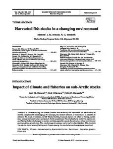 Impact of climate and fisheries on sub-Arctic stocks