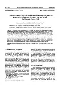 Impact of lateral force-resisting system and design/construction ...