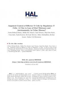 Impaired Control of Effector T Cells by Regulatory T Cells: A ... - Hal-Riip