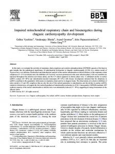 Impaired mitochondrial respiratory chain and bioenergetics ... - Core