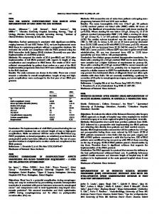 Implementation of an Enhanced Surgical Recovery Programme ...