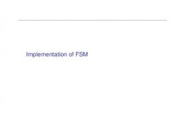 Implementation of FSM