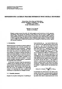 implementing gaussian process inference with neural networks