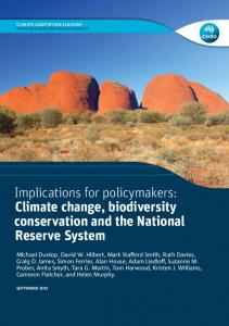 Implications for policymakers: Climate change - CSIRO Research ...